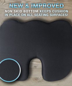 Alternative view of Coccyx Orthopedic Memory Foam Seat Cushion With Anti-Slip Bottom - Helps With..