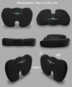 Coccyx Orthopedic Memory Foam Seat Cushion With Anti-Slip Bottom - Helps With.. 14 182280824801 5