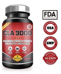 Alternative view of Cla 3000Mg Per Serving | Maximum Potency Conjugated Linoleic Acid Cla Safflow..