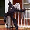 63" Life Size Climbing Zombies Halloween Haunted House Prop Decor (Black) Black 3 182281453072 0