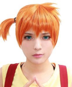 Alternative view of Xcoser Pokemon Misty Wig Anime Misty Cosplay Short Orange Hair Costume Wig