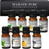Aromatherapy Essential Oils Set Of Top 8 From Majestic Pure Therapeutic Grade.. 8 182281454134 0