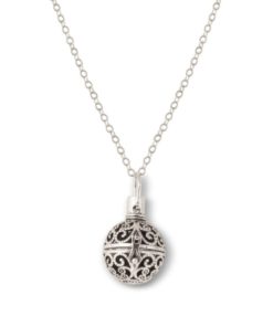 Exquisite Antique Silver Aromatherapy Necklace Essential Oil Diffuser Locket .. 10 182281455028 3