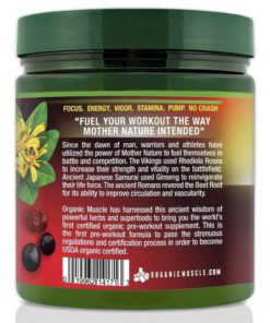 Usda Certified Organic Pre-Workout Supplement - Natural Pre Workout & Organic.. 8 182281455407 2