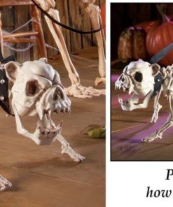 Alternative view of Posable Skeleton Dog Halloween Decoration