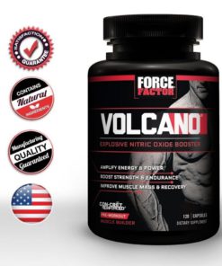 Alternative view of Force Factor Volcano Con-Cret Reinforced Nitric Oxide Booster 120 Count
