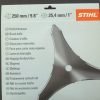 Stihl 4112 713 4100 25.4Mm Brush Knife Steel Blade 3 182282643993 0