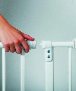 North States Supergate Easy Close Metal Gate White 12 182282655206 5