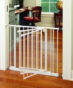 North States Supergate Easy Close Metal Gate White 13 182282655206 6