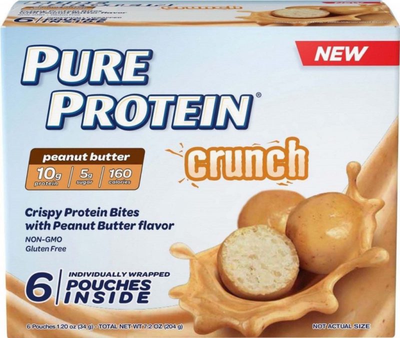 Pure Protein Crunch Peanut Butter 1.2 Ounce 6 Count