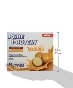 Pure Protein Crunch Peanut Butter 1.2 Ounce 6 Count 7 182282663047 2