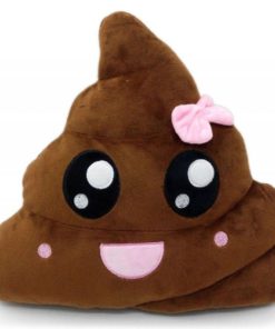 Poop Emoji Pillow Emoticon Stuffed Plush Toy Doll Smiley Cat Heart Eyes Alien..