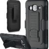 Galaxy J7 Case Black Dual Layer Hybrid Armor Shock Proof Stand Holster Clip P.. 5 182287551568 0