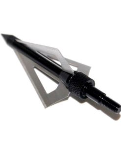 Alternative view of 12Pk Black 3 Blades Archery Broadheads 100 Grain Screw-In Arrow Heads Arrow T..