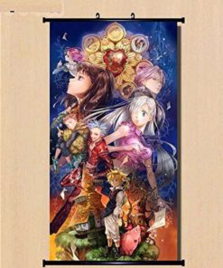 Home Decor Anime The Seven Deadly Sin Wall Scroll Poster Fabric Painting 23.6..