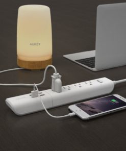 Aukey Surge Protector 4-Port 20W/4A Usb Charger With 4 Outlets Power Strip Fo.. 11 182287560370 4