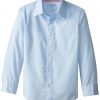 French Toast Boys' Long Sleeve Poplin Dress Shirt Light Blue Toddler Boys 3T 7 182290598671 0