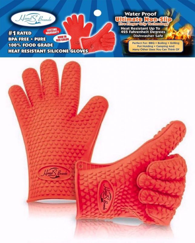 Heat Resistant Silicone Bbq Gloves - Best Oven Gloves - Best Grill Gloves Gr..