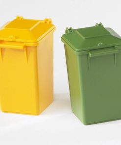 Alternative view of Bruder Garbage Can Set 3 Small/1 Large