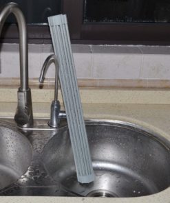 Lifeqvc Over The Sink Dish Drying Rack Foldable Small Mat Roll-Up Silicone Co.. 11 182290605715 2
