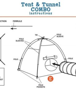 Pacific Play Tents Safari Tent And Tunnel Combo 6 182290605988 2