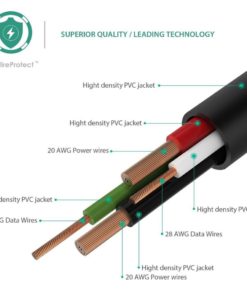 Aukey Micro 2.0 Usb Cables For Android Smartphones Mp3 Players (5 Pack) 12 182290608982 4