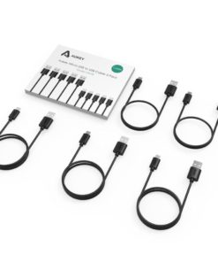 Aukey Micro 2.0 Usb Cables For Android Smartphones Mp3 Players (5 Pack) 15 182290608982 7