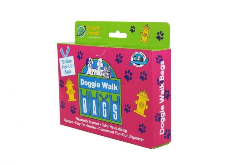 Doggie Walk Bags Classic Baby Powder Box Blue 70 Pop-Out Bags