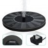 Ankway Solar Bird Bath Fountain Pump Free Standing Garden 1.4W Solar Panel Ki..