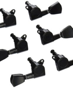 6Pcs 3L3R Guitar Tuning Pegs Machine Head Tuners Black For Gibson Replacement