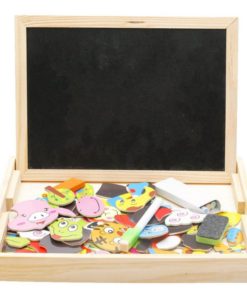 Alternative view of Joymoze Wooden Multifunctional Magnetic Jigsaw Puzzle Baby Toys Animal Easel ..