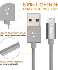 Alternative view of Airsspu Lightning Cable2Pack 10Ft Extra Long Usb Cable Nylon Braided Lightnin..