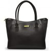 Adrienne Vittadini Pebble Grain With Faux Suede Pu Workbook Tote Black 18 182290617842 0