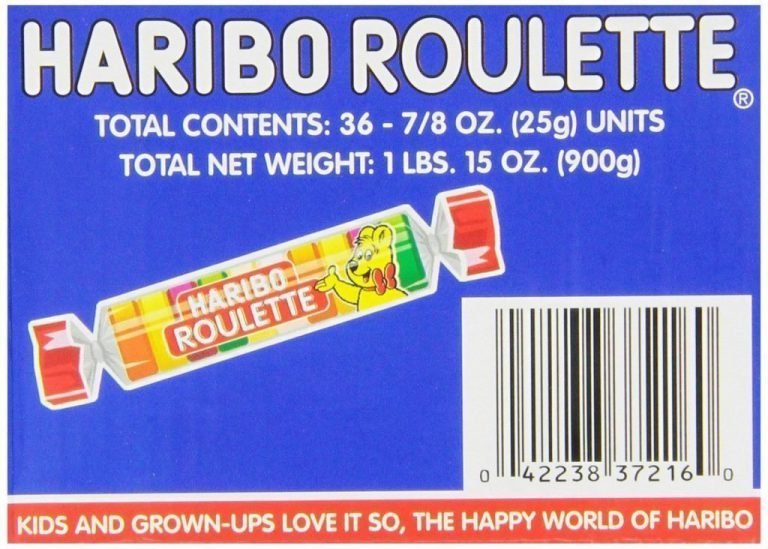 Haribo Roulettes 7/8 Oz. Rolls 36-Count Box 31.5 Ounce - $16.95