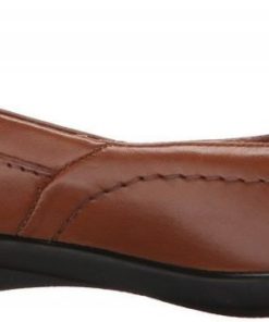 Clarks Women's Haydn Shipper Flat Tan Leather 5 B(M) Us 13 182290618541 5