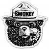 Smokey The Bear Firefighting Wildfire Sticker 4" X 4" 4" (1 Decal) 11 182291162580 0