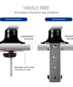 Fleximounts M01 Full Motion Lcd Arm Desk Monitor Mount For 10''-24'' Samsung/.. 11 182291163013 4