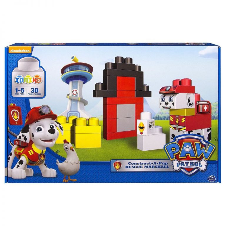 Ionix Jr. Paw Patrol Construct-A-Pup Rescue Marshall Block Set