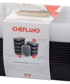 Chefland One Compartment Microwavable Plastic Food Container With Lid Bento B.. 9 182293232165 2
