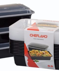 Chefland One Compartment Microwavable Plastic Food Container With Lid Bento B.. 10 182293232165 3