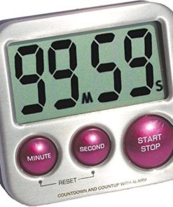 Et's Elegant Digital Kitchen Timer Model Et-24 (Plum) Stainless Steel Strong ..