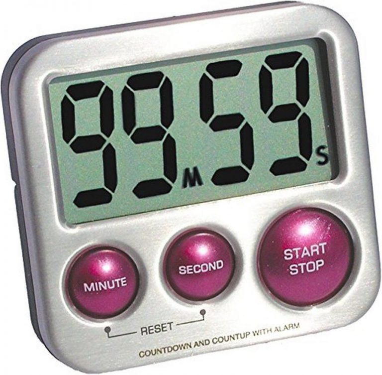 Et's Elegant Digital Kitchen Timer Model Et-24 (Plum) Stainless Steel Strong ..