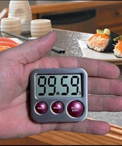 Et's Elegant Digital Kitchen Timer Model Et-24 (Plum) Stainless Steel Strong .. 11 182299372508 4