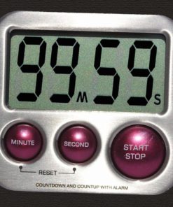 Et's Elegant Digital Kitchen Timer Model Et-24 (Plum) Stainless Steel Strong .. 12 182299372508 5