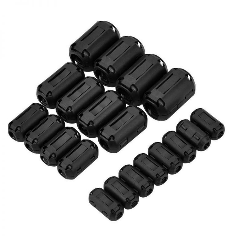 Eboot 20 Pieces Clip-On Ferrite Ring Core Rfi Emi Noise Suppressor Cable Clip..