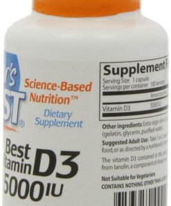 Doctor's Best Vitamin D3 5000Iu Soft Gels 180-Count 11 182299373939 1