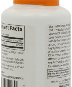 Doctor's Best Vitamin D3 5000Iu Soft Gels 180-Count 13 182299373939 3