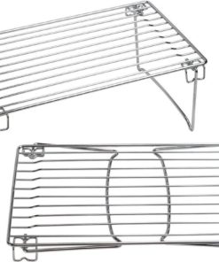 2 Pack - Decobros Stackable Kitchen Cabinet Organizer Chrome 9 182299375313 3