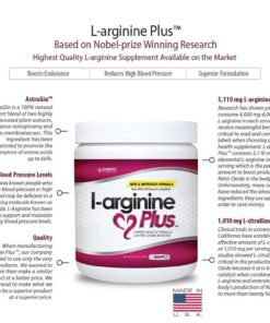 L-Arginine Plus - #1 L-Arginine Supplement - Support Blood Pressure Cholester.. 8 182299375536 3
