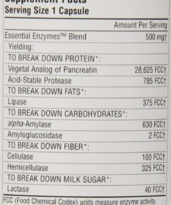 Source Naturals Daily Essential Enzymes 500Mg 360 Capsules 18 182299375641 8